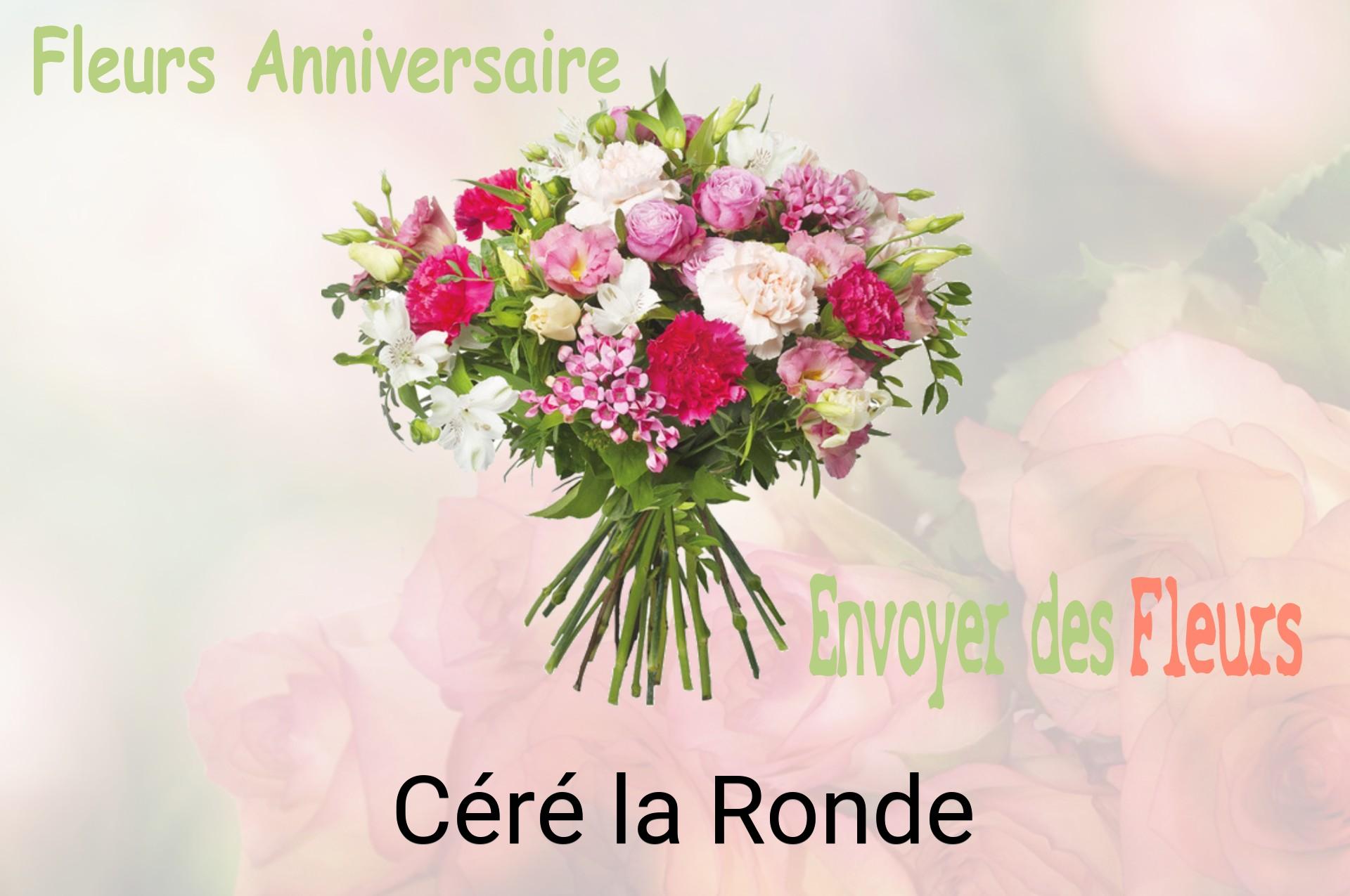 Bouquet de fleurs d’anniversaire livré à Céré-la-Ronde